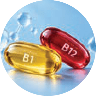Vitamins B1 and B12
