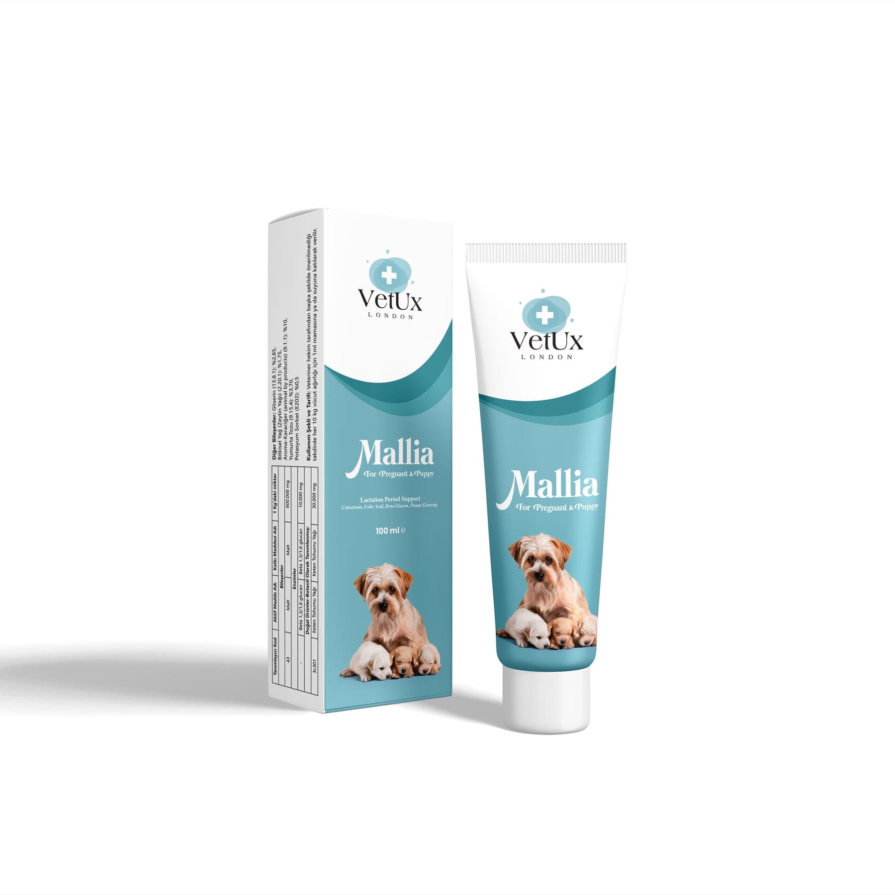 Mallia Pregnant & Puppy